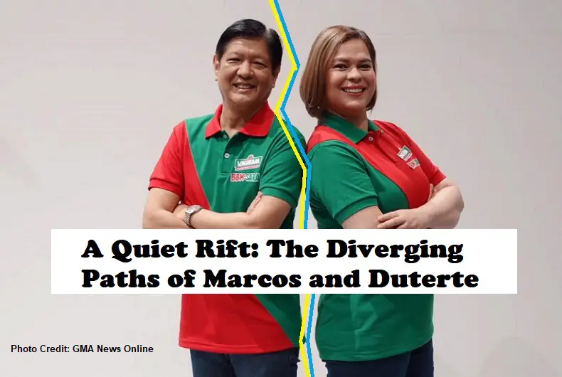 A Quiet Rift: The Diverging Paths of Marcos and Duterte